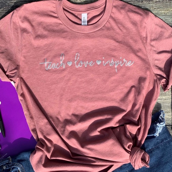 🎉 HP 🎉 “Teach, Love, Inspire” Tee - Picture 1 of 1